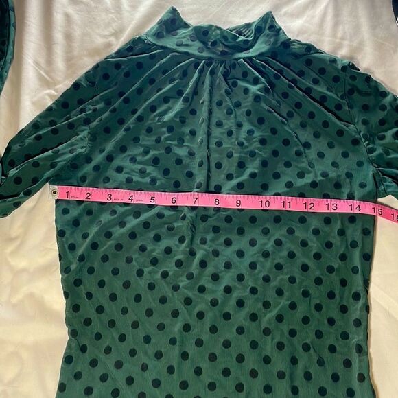 Honey Pot Polka Dot Blouse, Size M - Picture 4 of 12